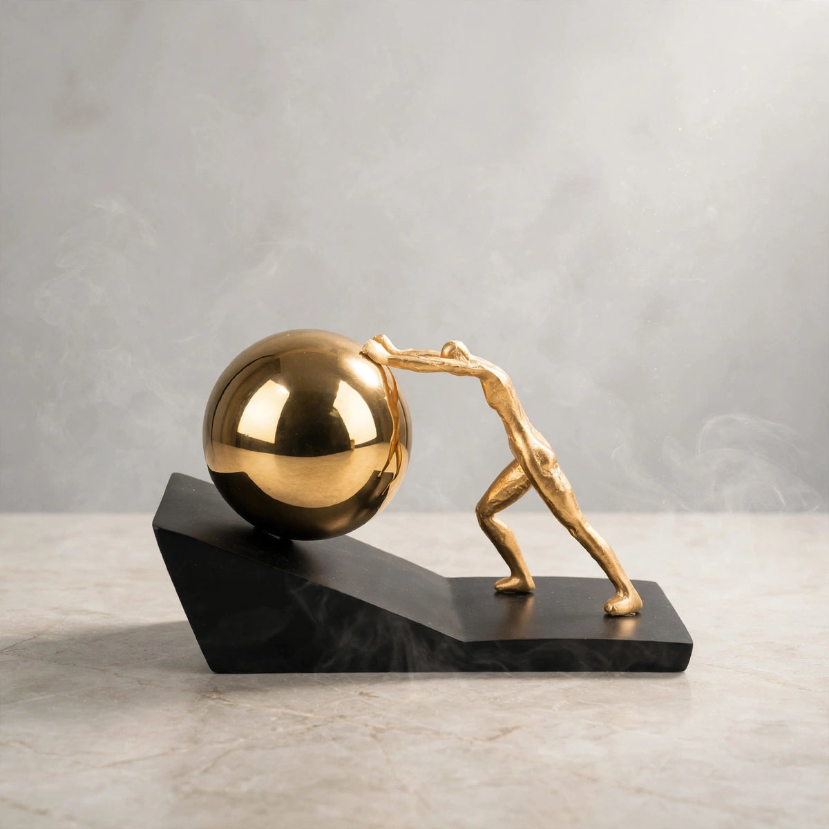 Sisyphus Statue