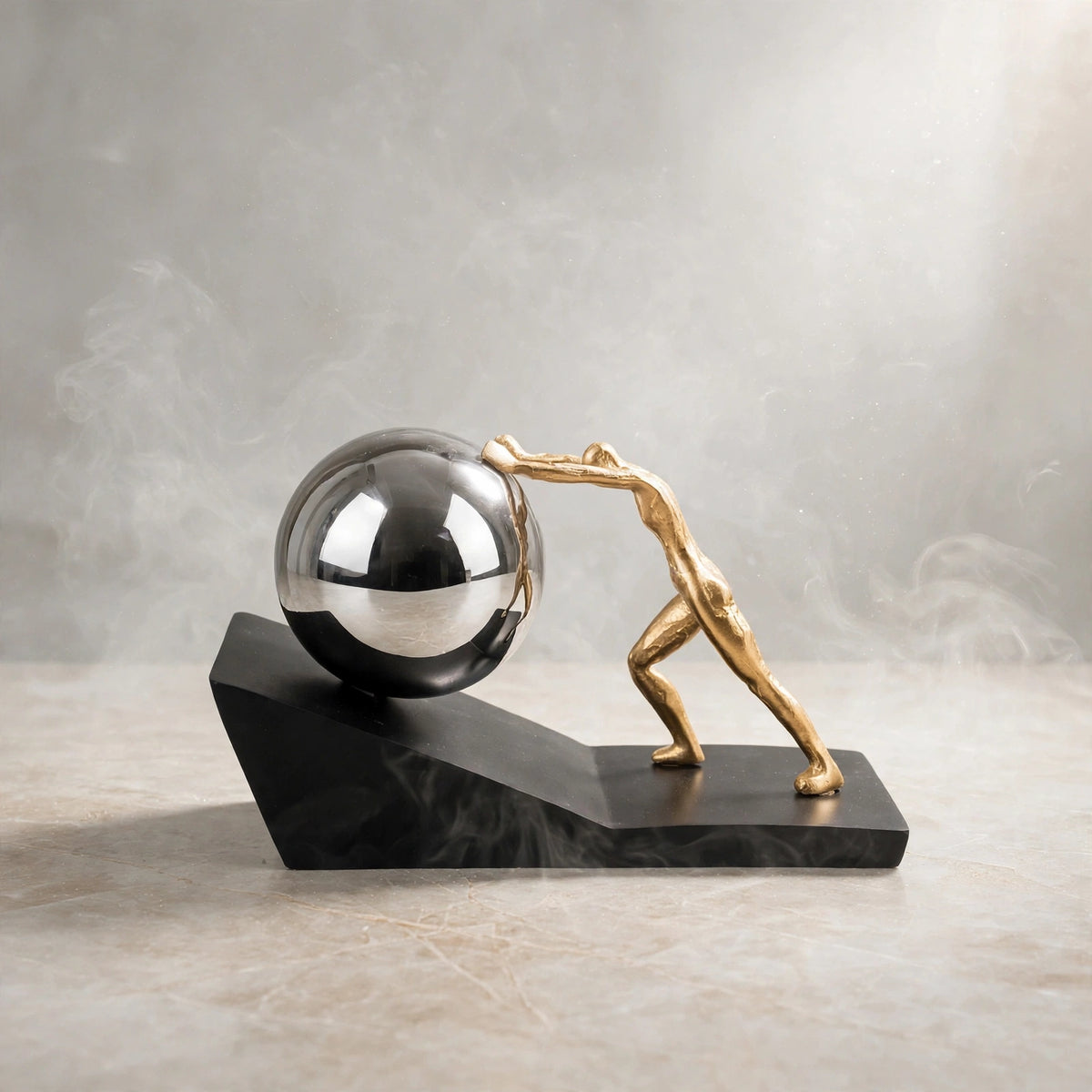 Sisyphus Statue
