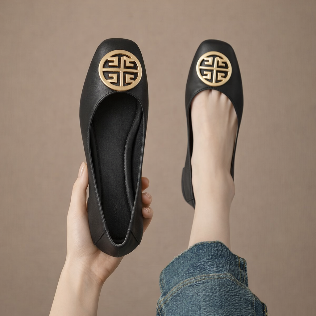 Orchard Leather Flats