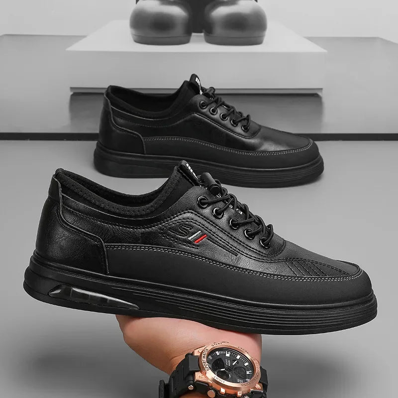 Gravado Leather Sneakers