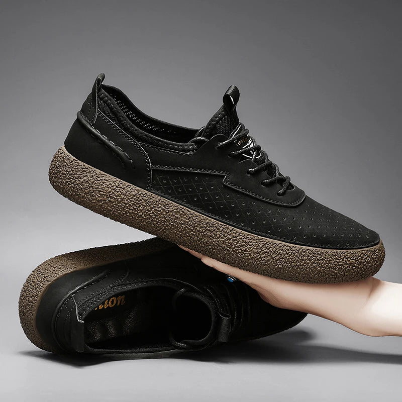 Hudson Genuine Leather Sneakers