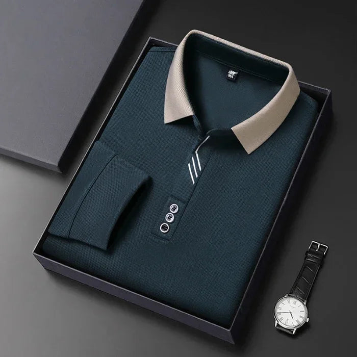 Bellevue Long-Sleeve Polo Shirt