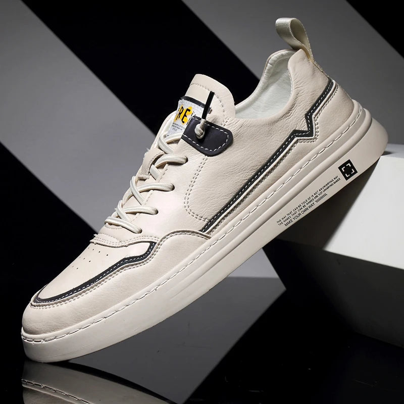 Cavaro Genuine Leather Sneakers