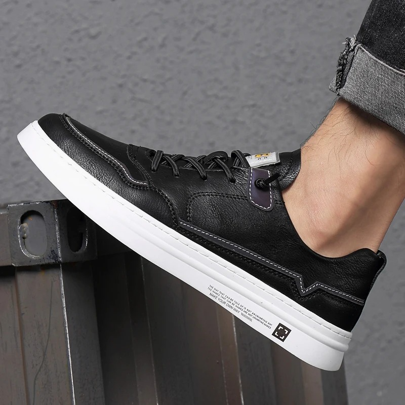 Cavaro Genuine Leather Sneakers