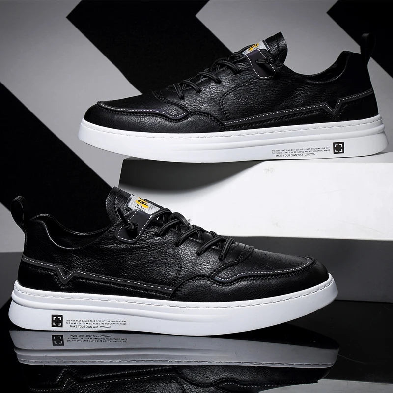 Cavaro Genuine Leather Sneakers