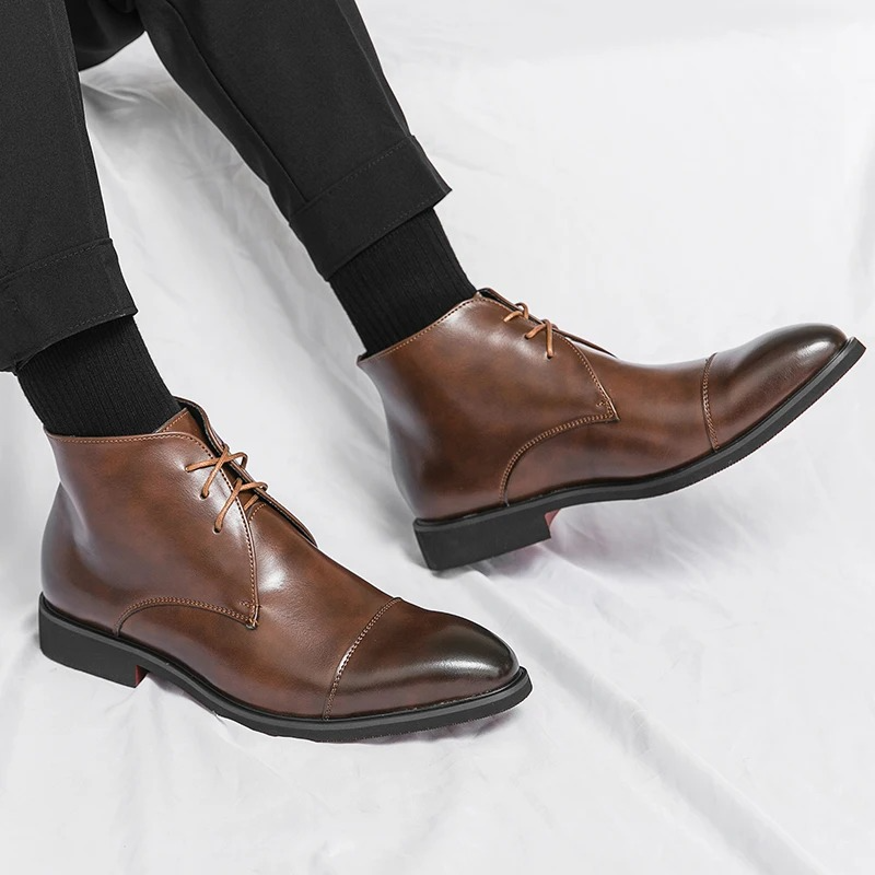 Ashbury Leather Boots