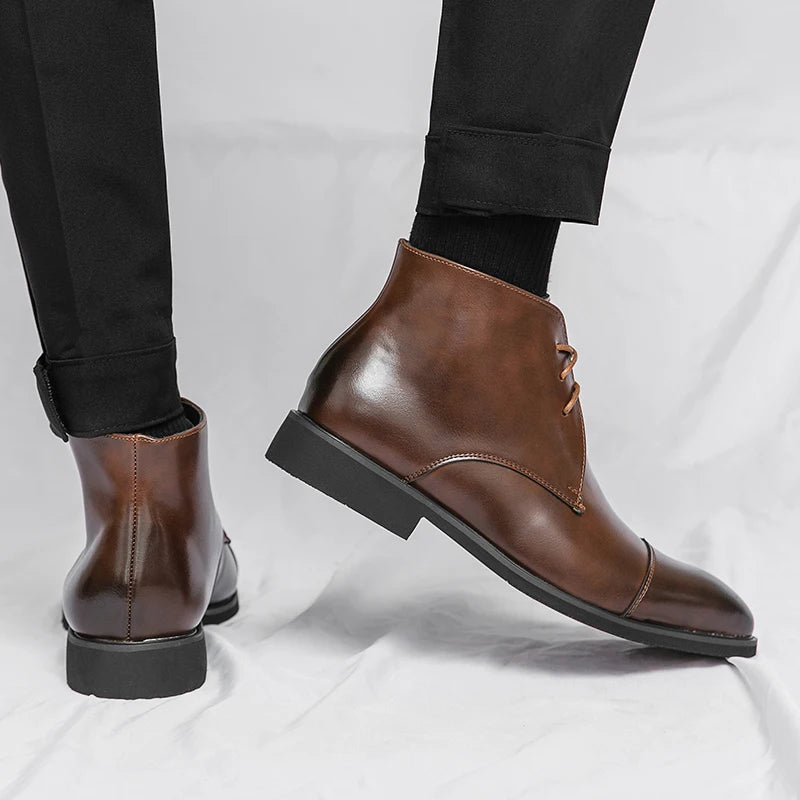 Ashbury Leather Boots