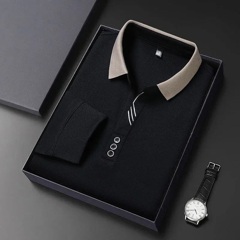 Bellevue Long-Sleeve Polo Shirt