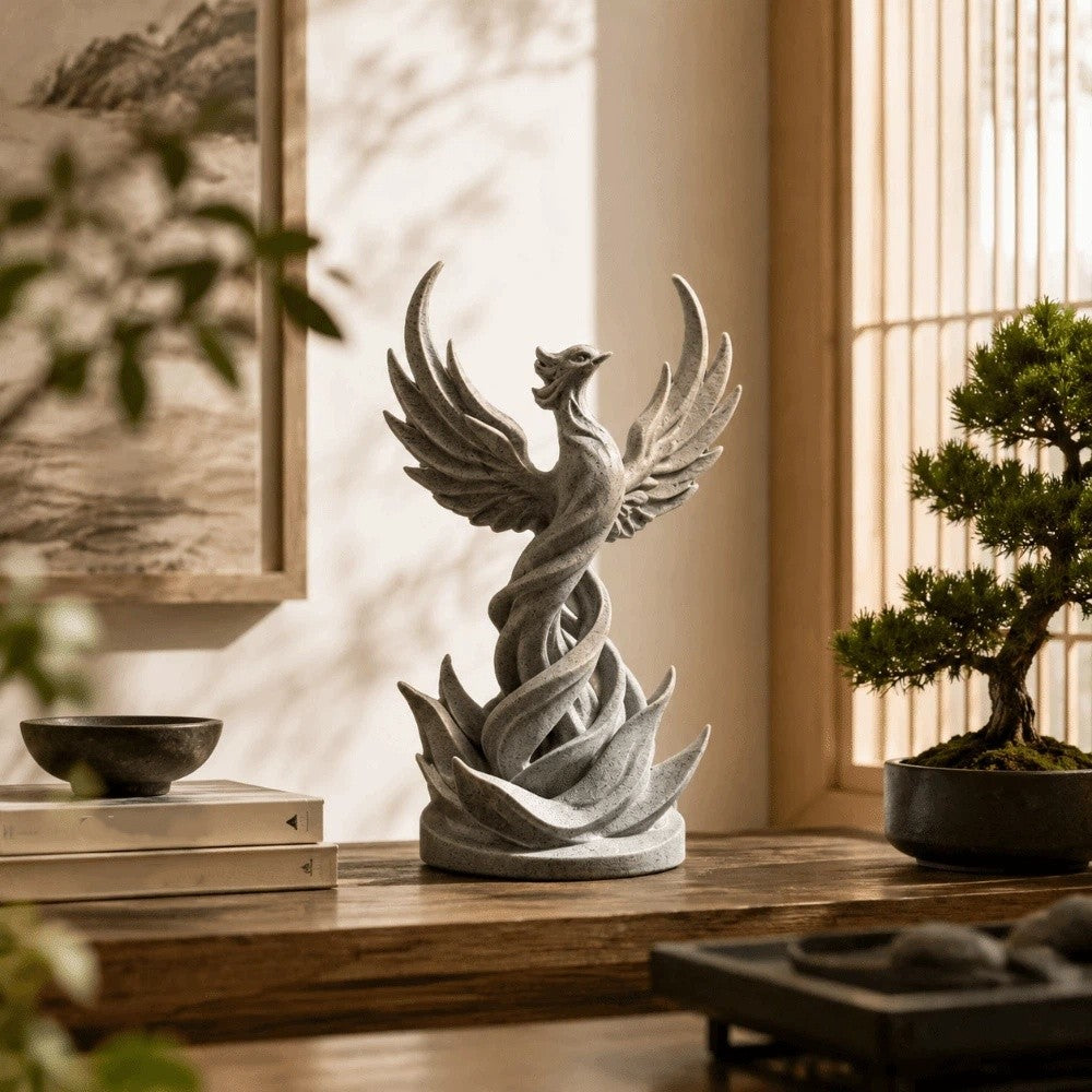 Rising Pheonix Sculpture