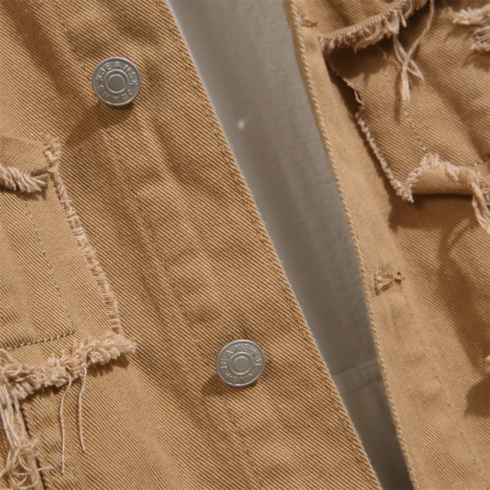 Mercer Fray Denim Jacket