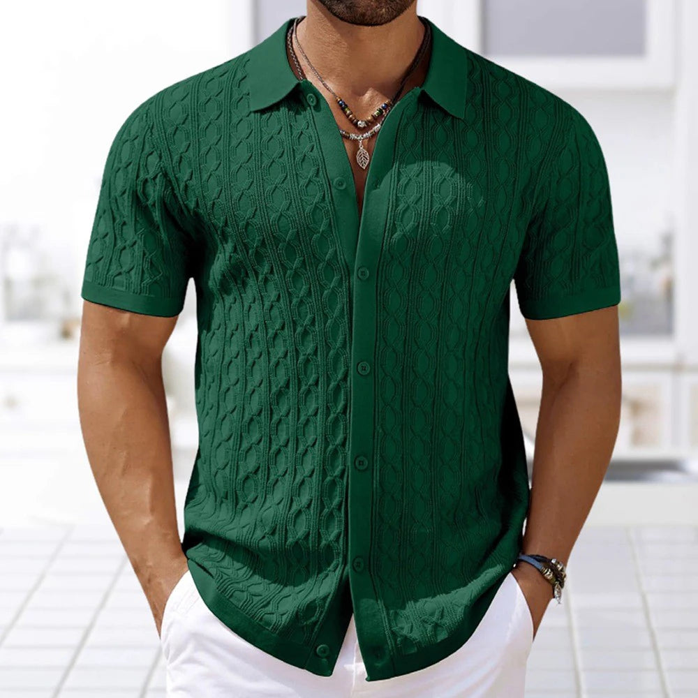 Hanley Button-Up Polo Shirt