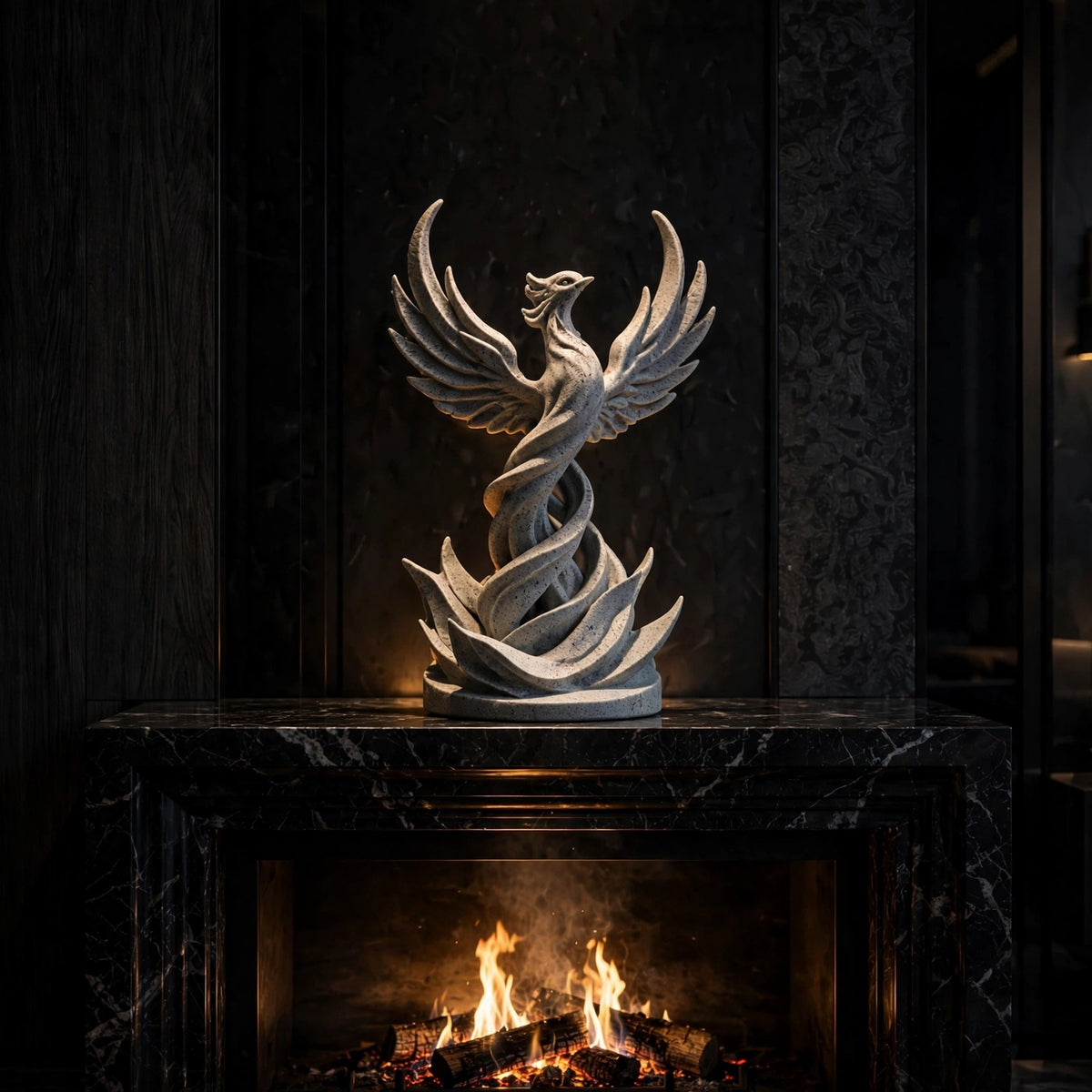 Rising Pheonix Sculpture