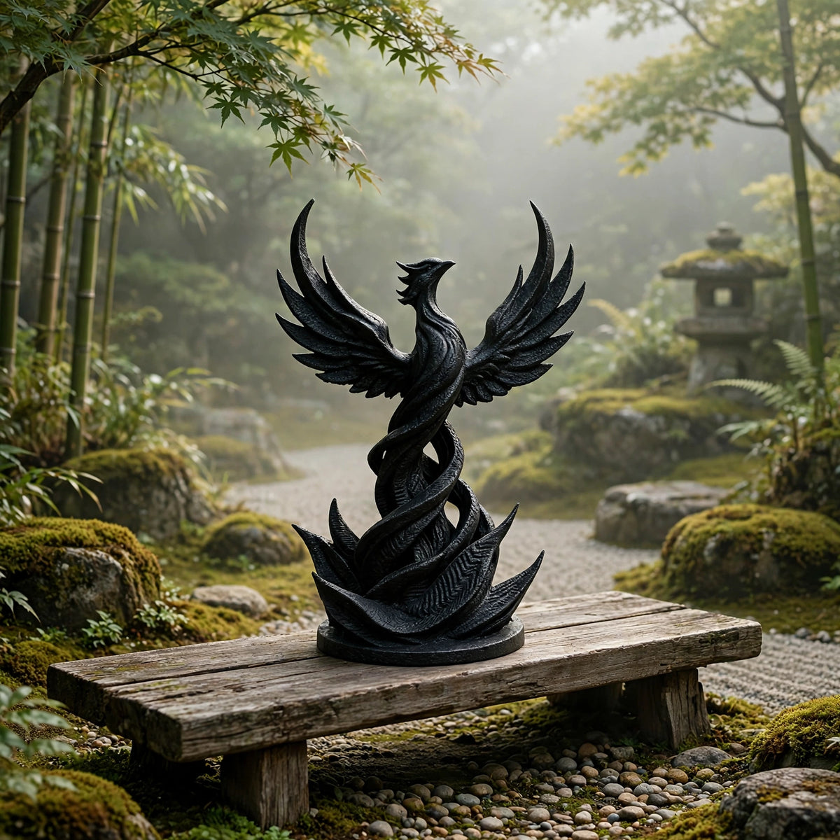Rising Pheonix Sculpture
