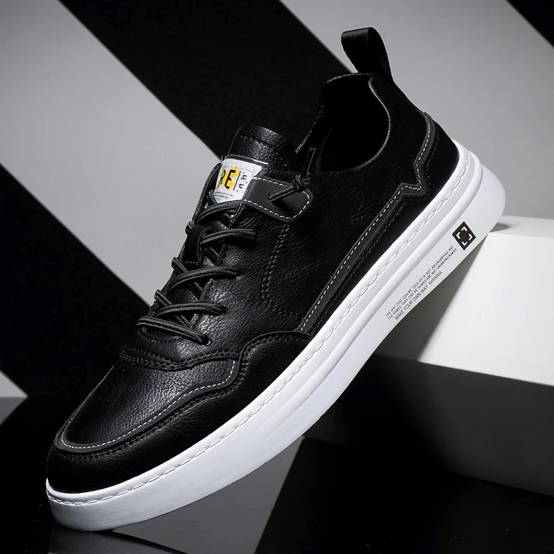 Cavaro Genuine Leather Sneakers