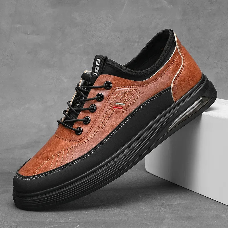 Gravado Leather Sneakers