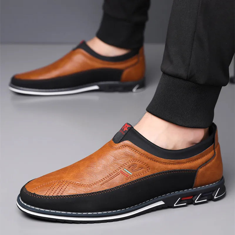 Lorenzo Genuine Leather Sneakers