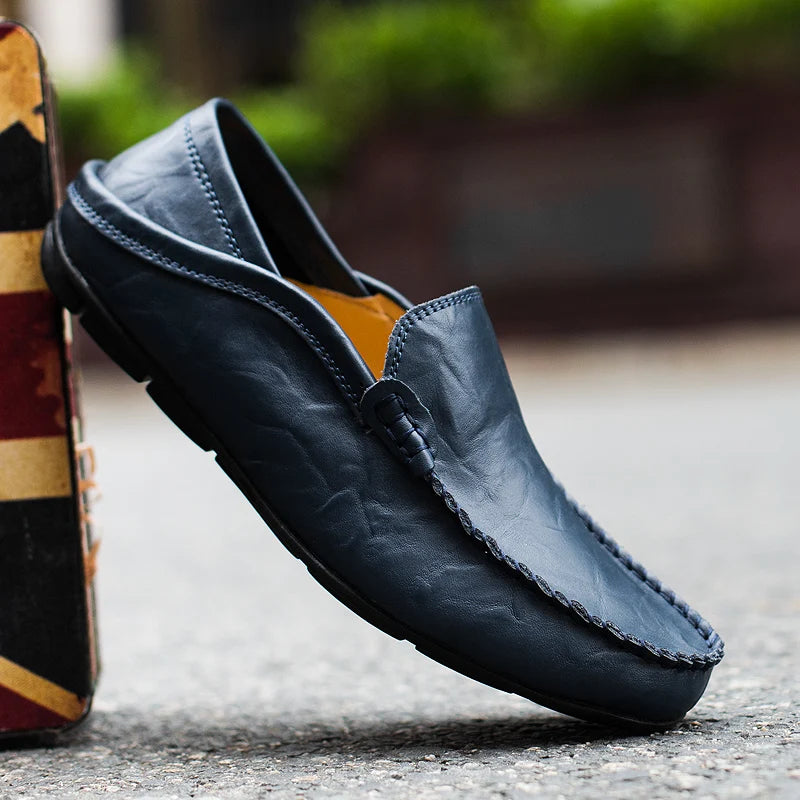 Giovanni Leather Loafers