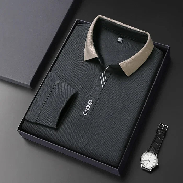 Bellevue Long-Sleeve Polo Shirt