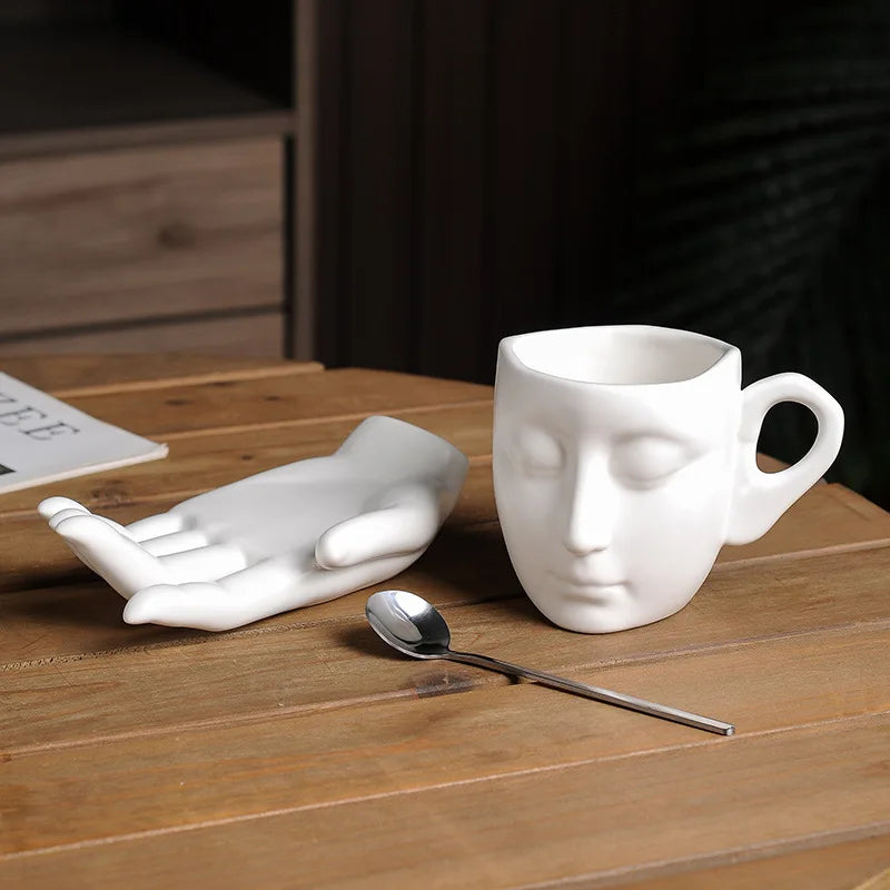 Faceless Ceramic Tea Cups