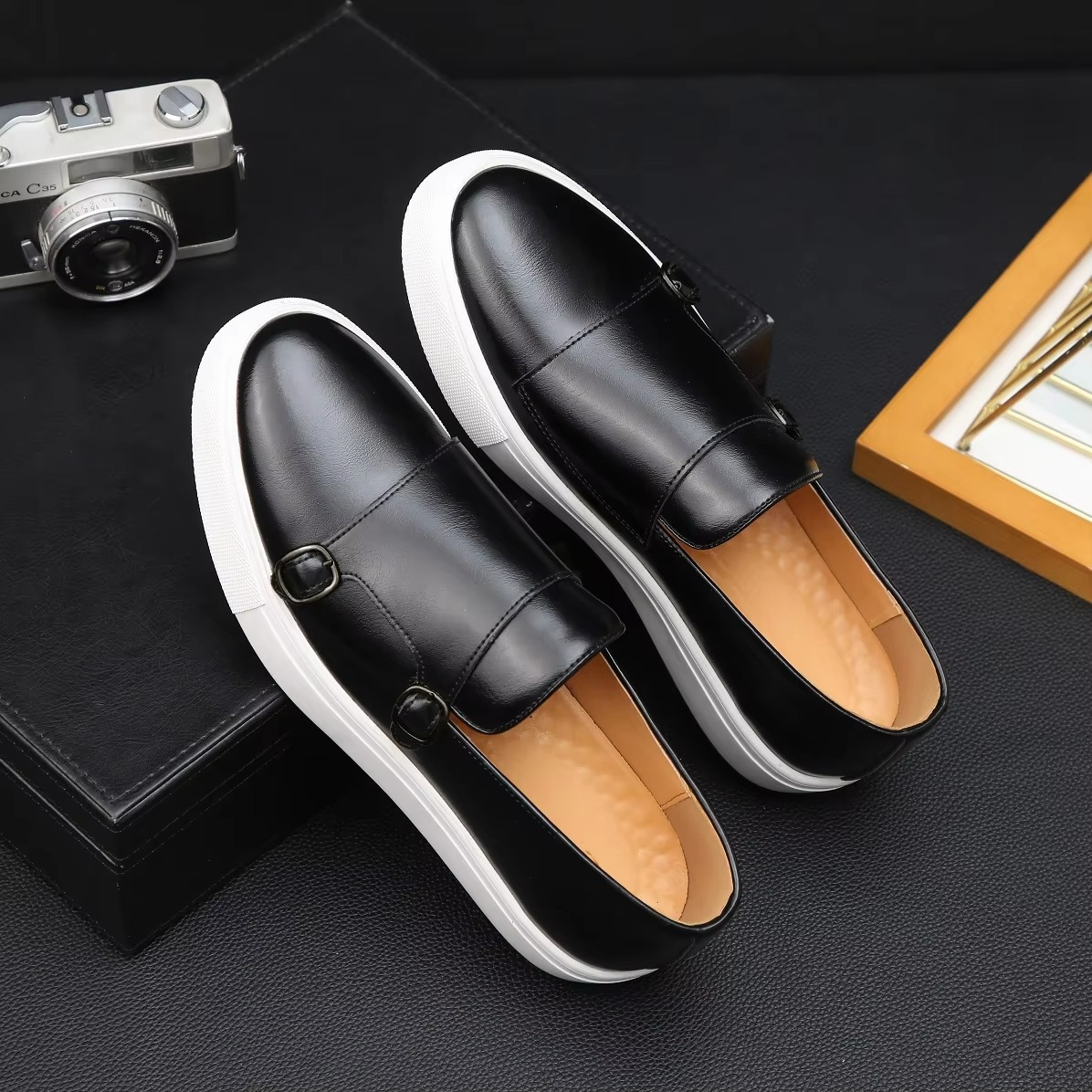 Benetto Double Monk Strap Sneakers
