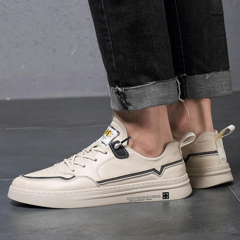 Cavaro Genuine Leather Sneakers