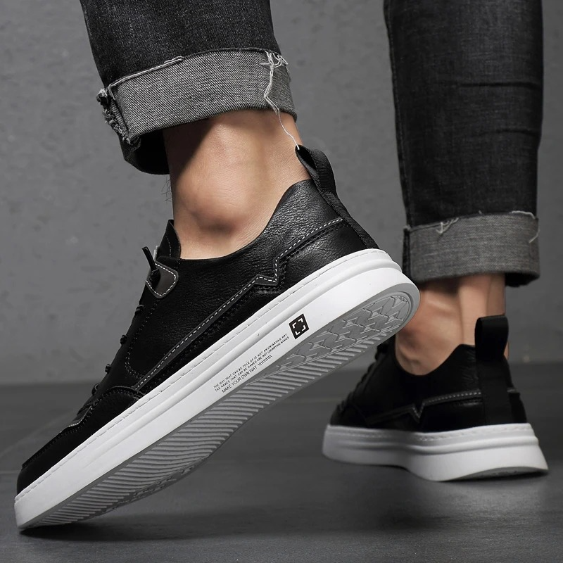 Cavaro Genuine Leather Sneakers