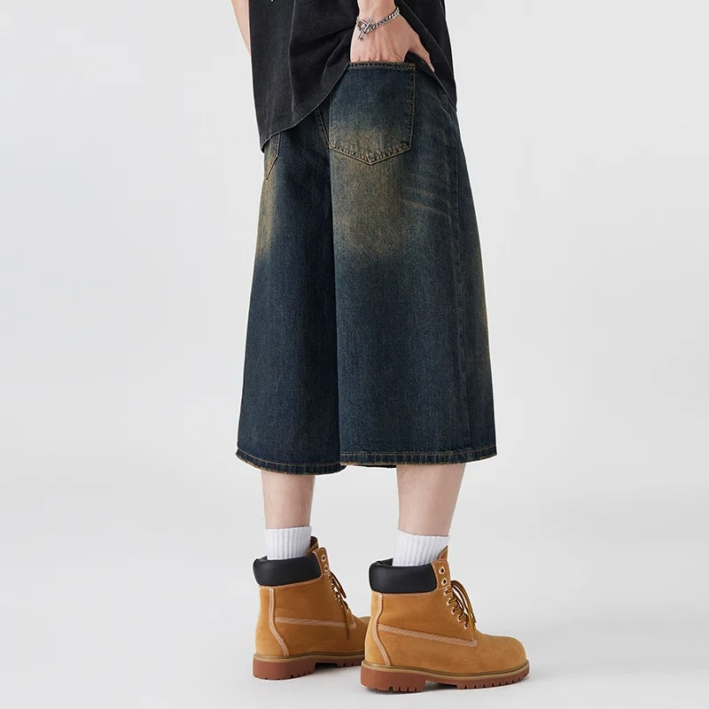 Gaucho Denim Shorts