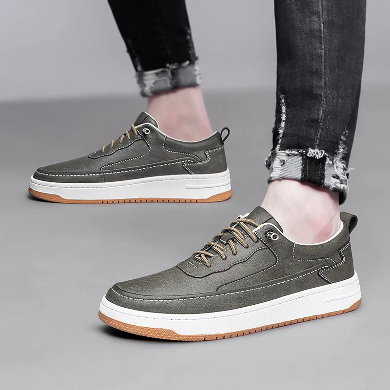 Oxford Leather Sneakers