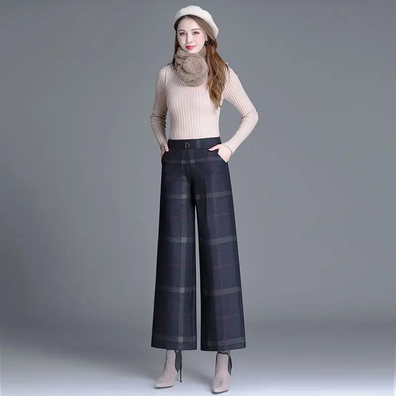 Madison Plaid Trousers