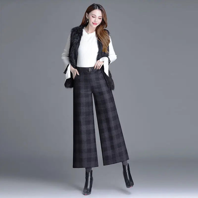 Madison Plaid Trousers
