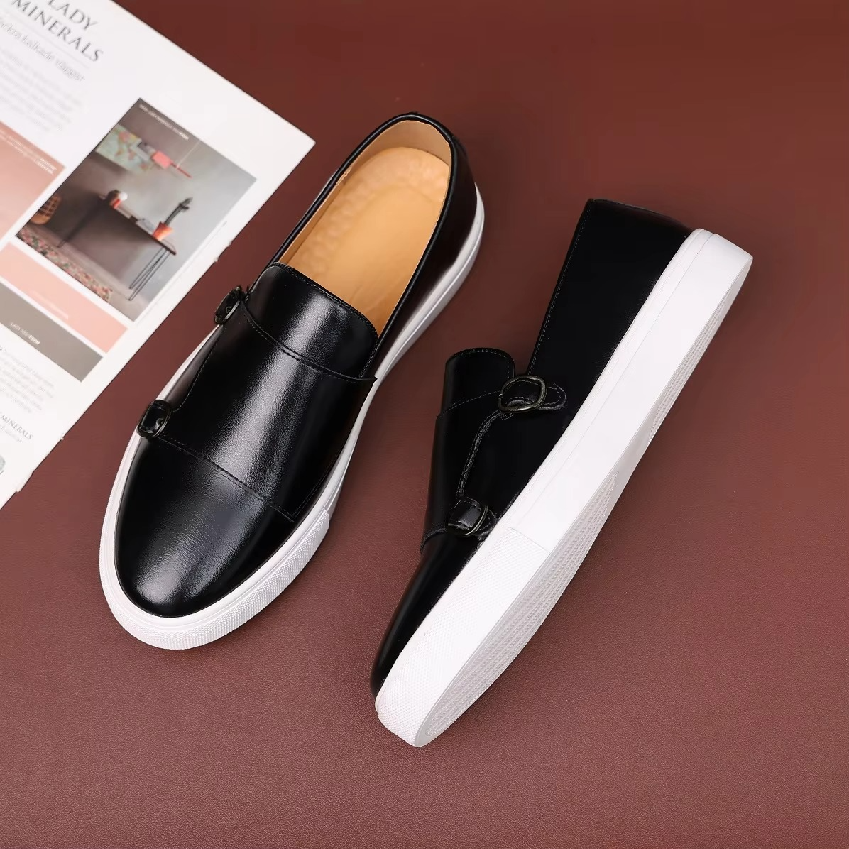 Benetto Double Monk Strap Sneakers
