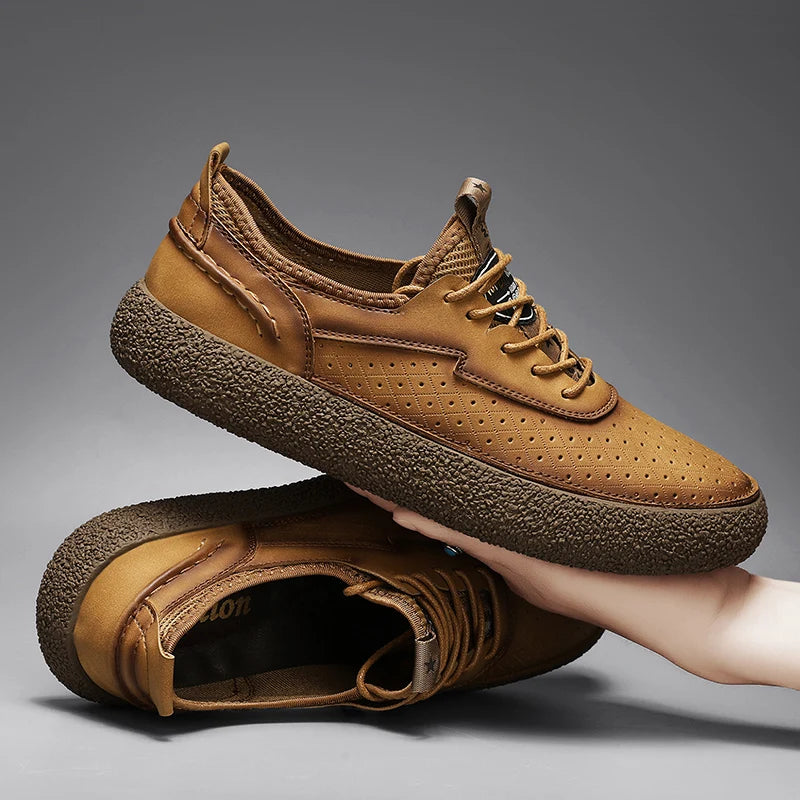 Hudson Genuine Leather Sneakers