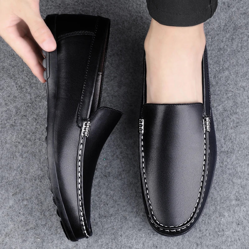Lucent Leather Loafers
