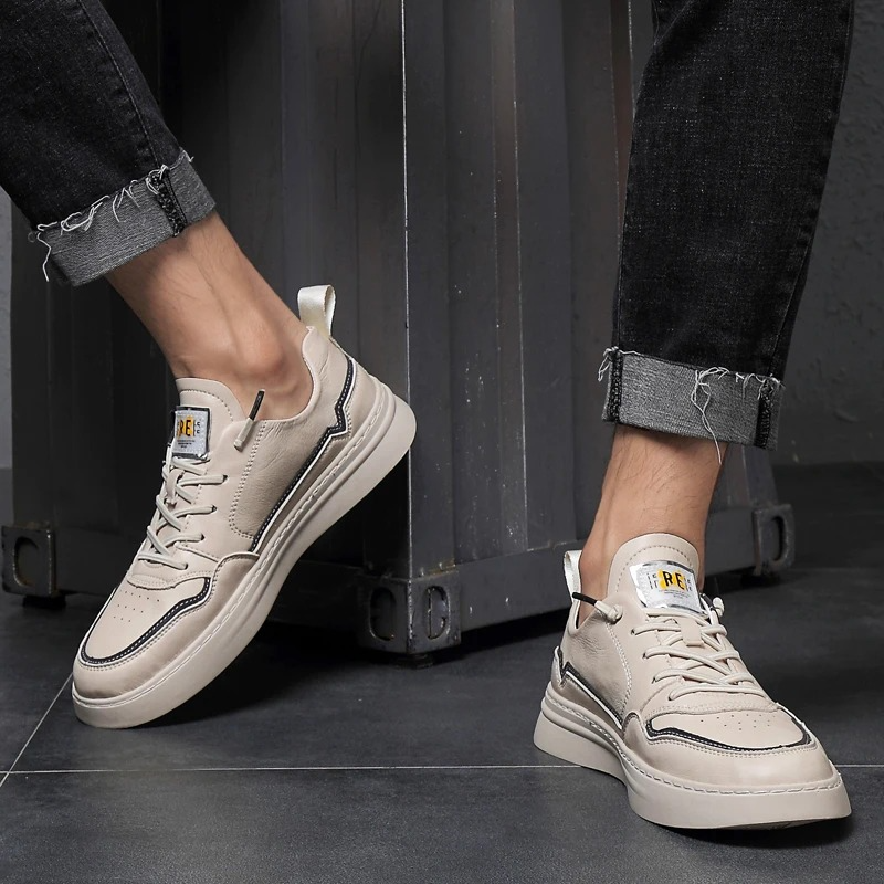 Cavaro Genuine Leather Sneakers