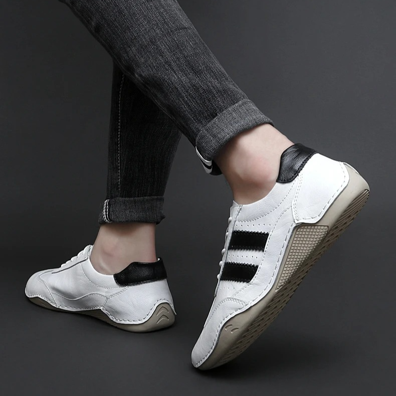 Luciano Italian  Leather Sneakers