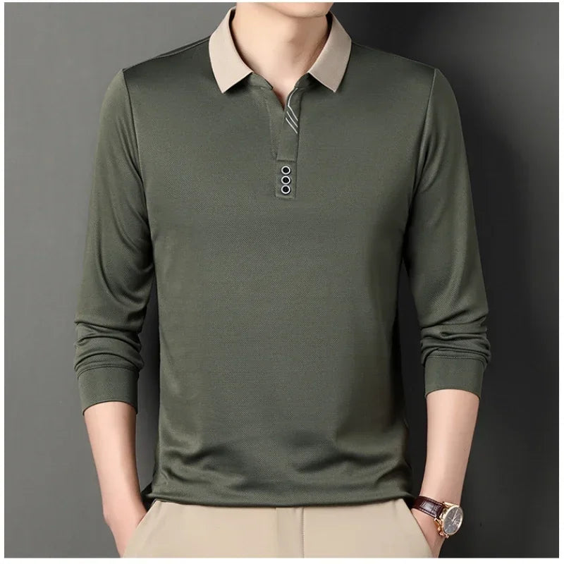 Bellevue Long-Sleeve Polo Shirt