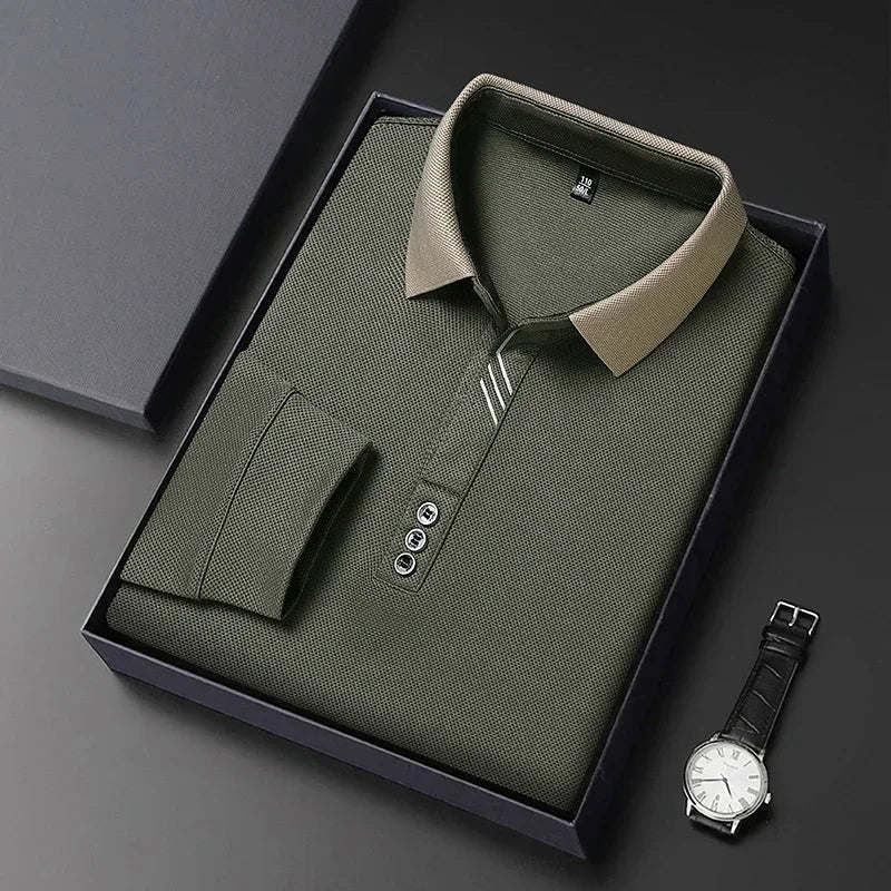 Bellevue Long-Sleeve Polo Shirt