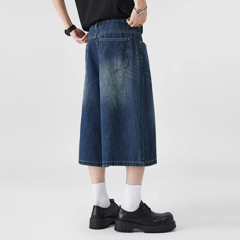 Gaucho Denim Shorts