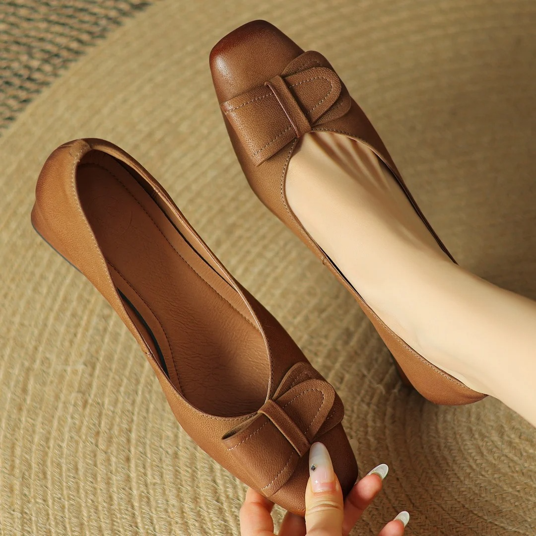 Roselle Leather Heels