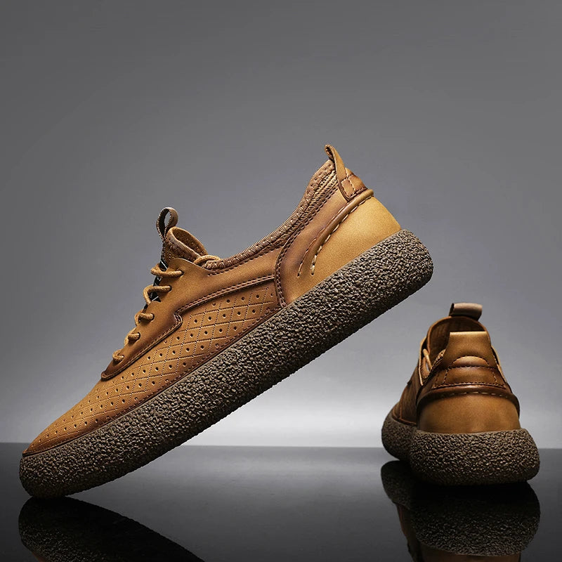 Hudson Genuine Leather Sneakers