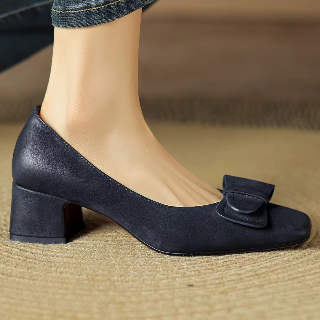 Roselle Leather Heels