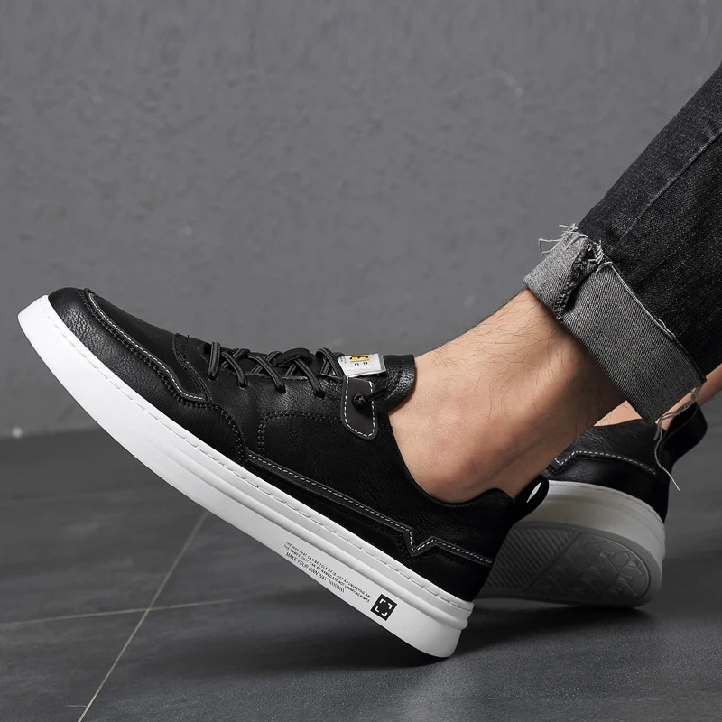 Cavaro Genuine Leather Sneakers
