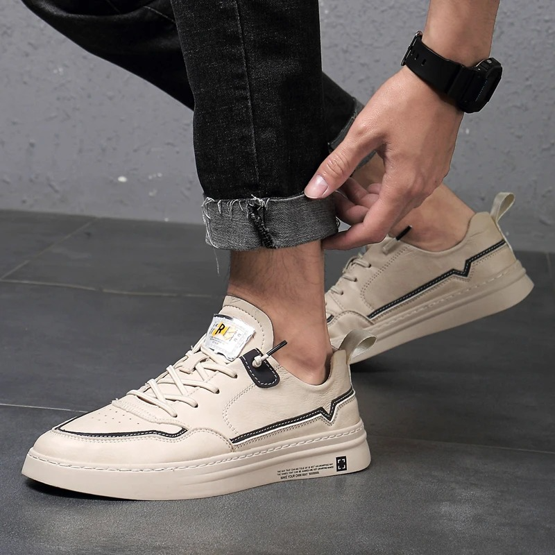 Cavaro Genuine Leather Sneakers