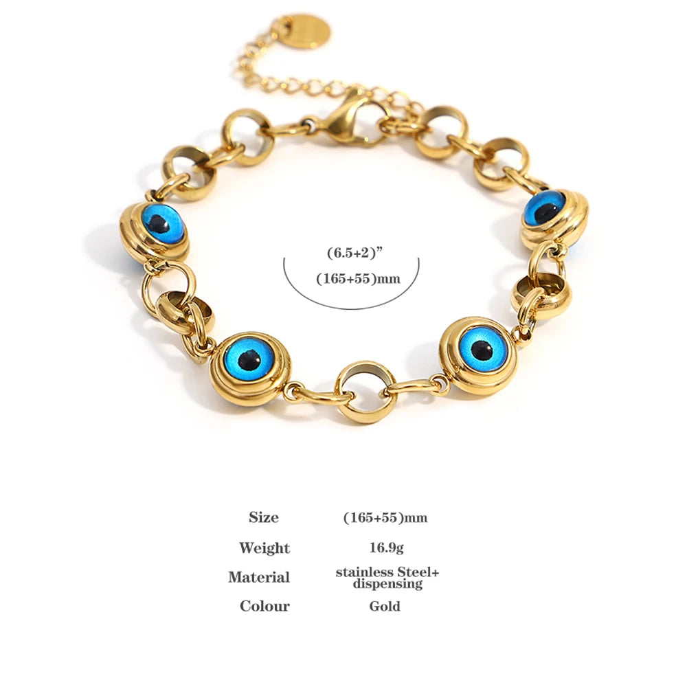 Aurora Evil Eye Bracelet