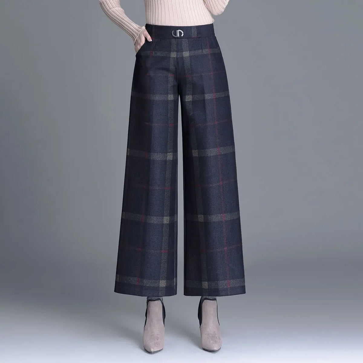 Madison Plaid Trousers