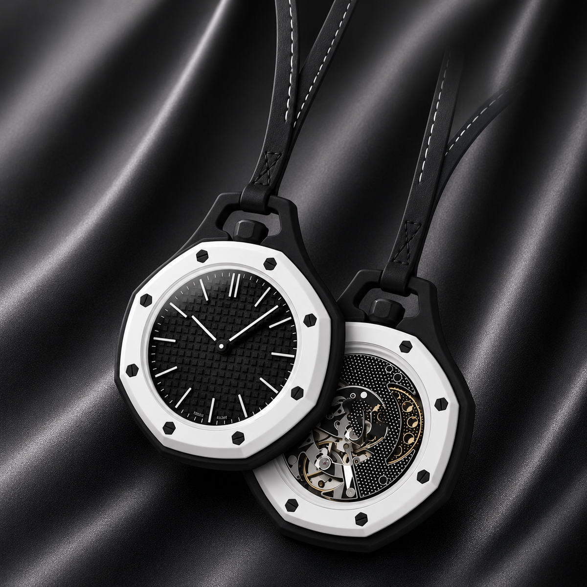 Meridian Skeleton Pocket Watch