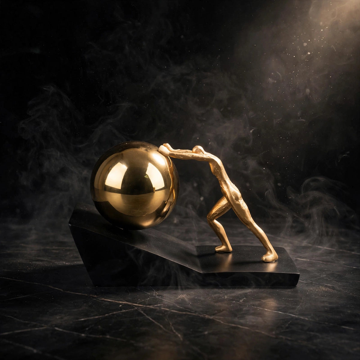 Sisyphus Statue