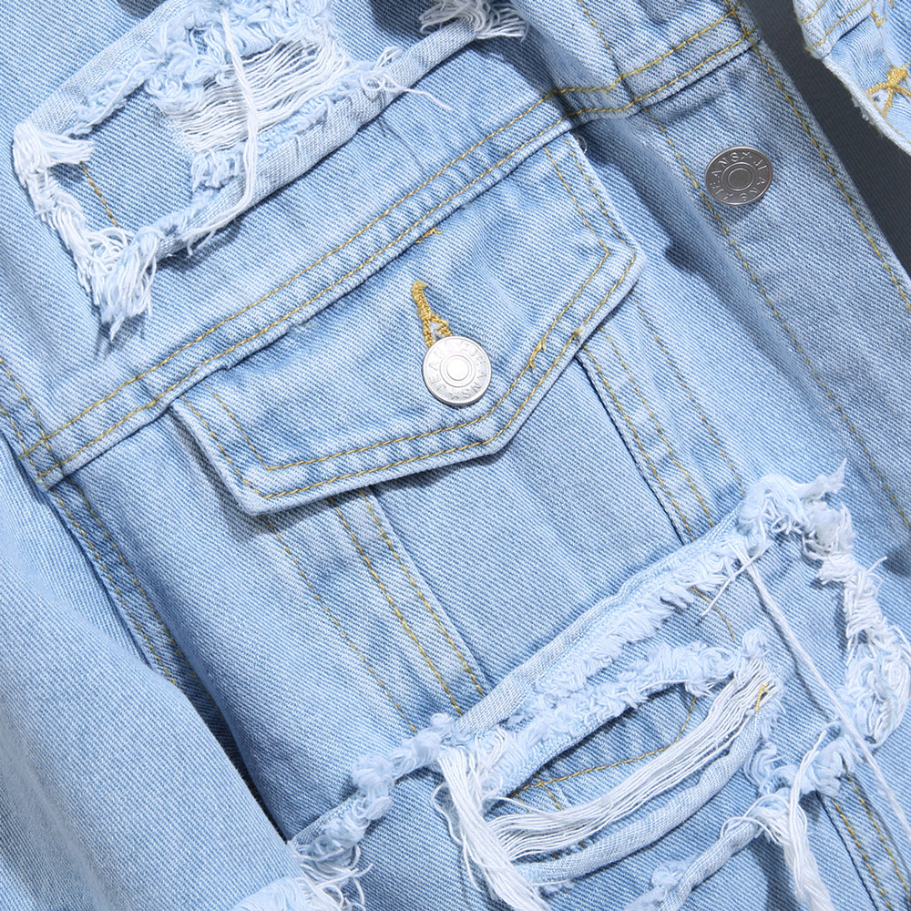 Mercer Fray Denim Jacket